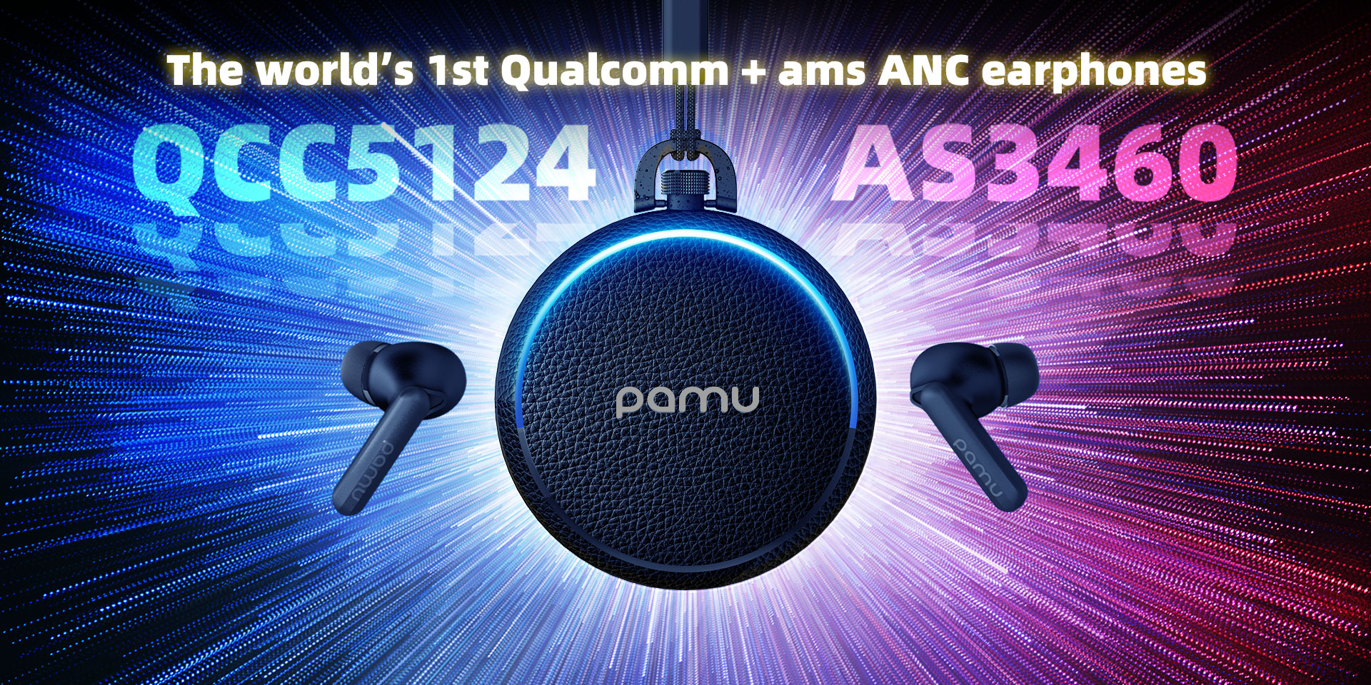 PaMu Quiet ワイヤレス ANC Bluetooth Earphones